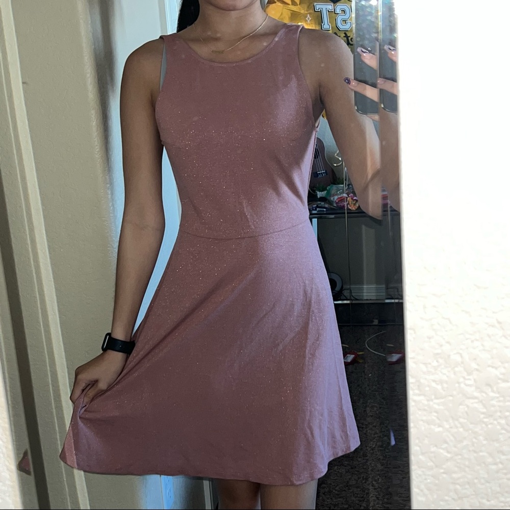 🎄Pink Glitter Dress
